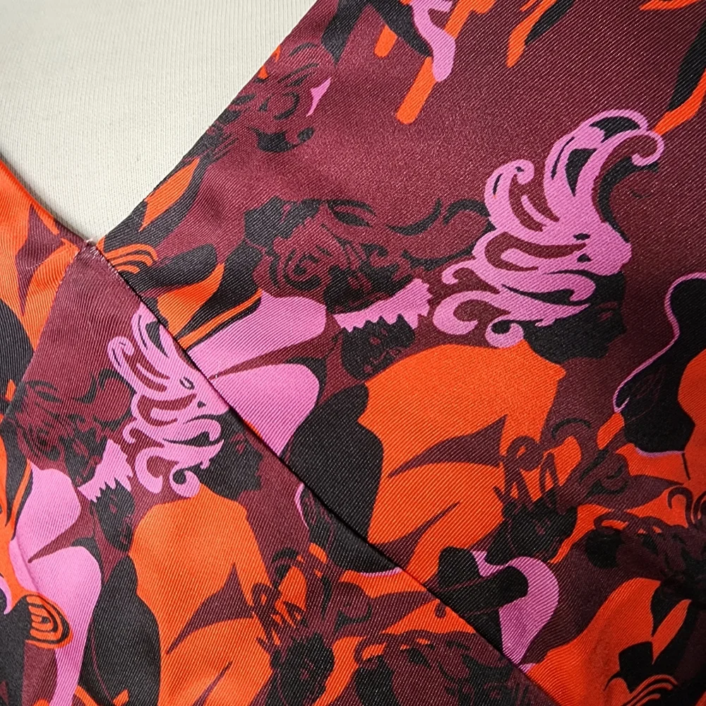 Staud Cut-Out Back Dress in Plum Sirens Size 4 - Picture 5 of 11